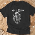 thumbnail image 3 of Rizzen Rocker He Is Rizzin Jesus Riding Skateboard TShirt, 3 of 6