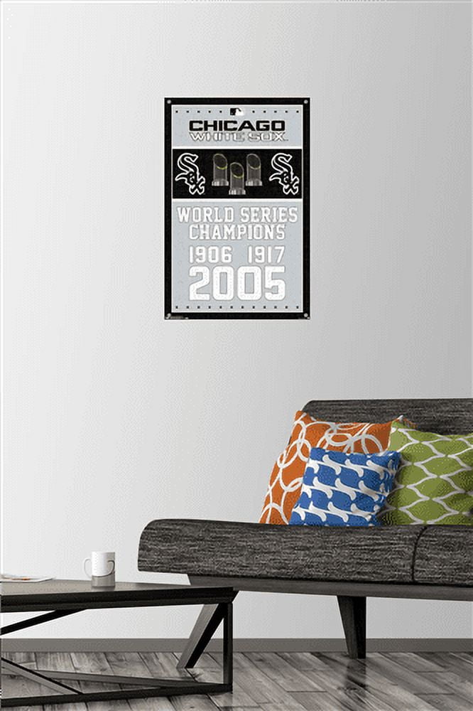 MLB Chicago White Sox - Champions 17 Wall Poster with Push Pins, 14.725" x 22.375"
