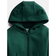 thumbnail image 2 of Wonder Nation Baby Zip Up Hoodie and Joggers Fleece Set, Sizes 0/3M-24M, 2 of 3