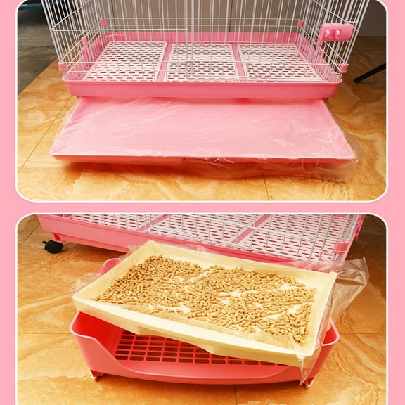 50 PCS/Pack Disposable cage Liner, Rabbits Disposable Diaper Super Absorbent