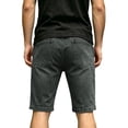thumbnail image 6 of Mifsaly Mens Denim Shorts Elastic Waist Drawstring Relaxed Fit Jean Shorts Comfortable Lightweight Casual Summer Everyday Wear Clothes Dark Gray,XS, 6 of 6