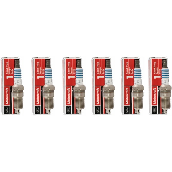 Motorcraft SP433 Spark Plug Set Of 6 For Ford Mercury Mazda NEW
