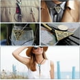 thumbnail image 7 of 3Pc Iron Bolo Tie Slide Clasps with 6Pc Alloy Cord Ends for Bolo Tie Making Light Gold 30~52x25x9.5~11mm Hole: 2.5mm Inner Diameter: 3.5~5.5x5.5~17mm, 7 of 7