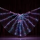 thumbnail image 1 of Danza Del Vientre LED Colorida Con Palo Telescópico Equipo De Baile De Mariposa LED Trajes de lámpara Brilnte Accesorios De Rendimiento Brilnte Niño BLESIY Alas de Isis para danza del vientre, 1 of 8