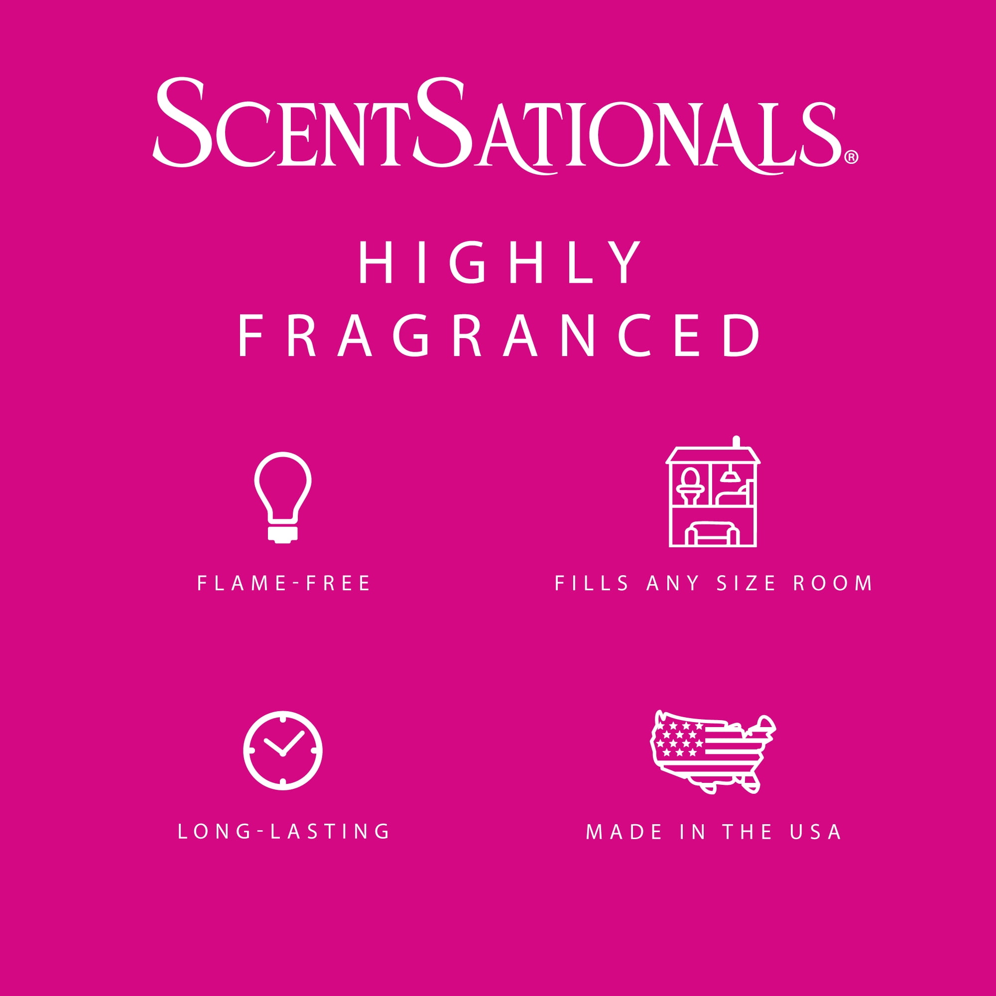 (5 pack) Girlfriend Night Scented Wax Melts, ScentSationals, 5 oz