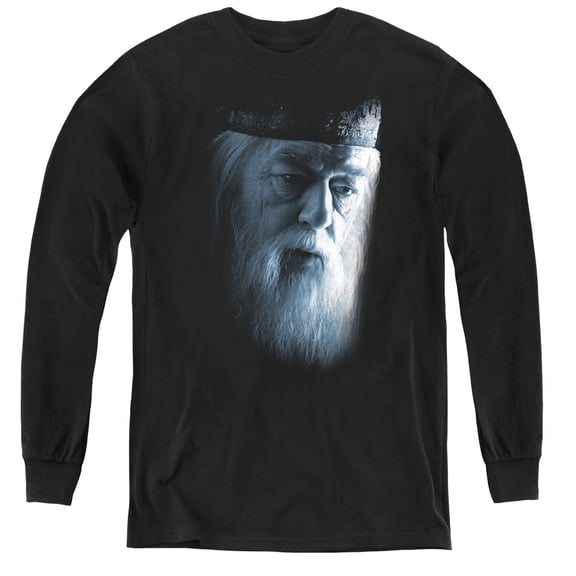 Harry Potter - Dumbledore Face - Youth Long Sleeve Shirt - X-Large