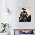 thumbnail image 3 of ONETECH  John Wayne Posters The Duke Arizona Desert Landscape Painting Horse Canvas Wall Art Cowboy Western Art Decor, 3 of 4