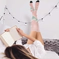thumbnail image 5 of Cute Whales Womens Thigh High Stocks Over Knee High Socks Thigh Tigh Boot Stockings, 5 of 7