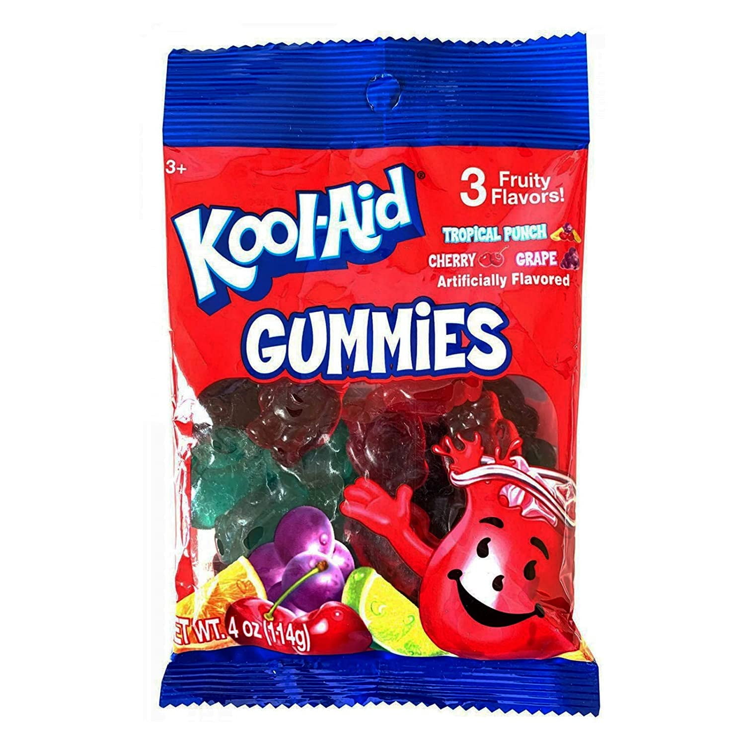 Hilco (1) bag KoolAid Gummies Candy in 3 Fruity Flavors Tropical