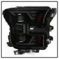 thumbnail image 2 of (Xtune) Ford F150 2015-2017 Drl LED Light Bar Projector Headlights-Black Smoked, 2 of 7