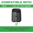 thumbnail image 3 of Small Air Fryer Liners Disposable Compatible with COSORI 2.1 Qt Air Fryer, 130 PCS Mini Air Fryer Liners Parchment Paper Baking Sheet for COSORI 2.1 Qt Accessories, 3 of 6