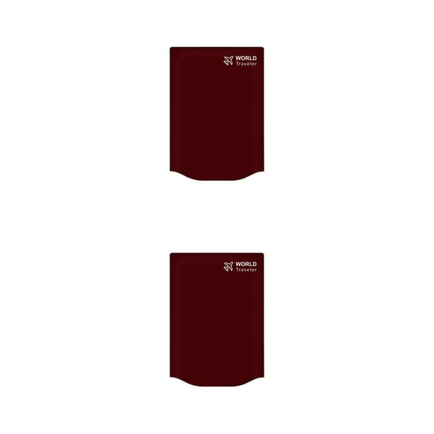 Matsuzay Funda de equipaje de viaje no tejida, pegatina a prueba de polvo, impermeable, desmontable, accesorios para maleta de viaje, color rojo Vino rojo 24 pulgadas 2piezas
