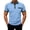 CO21-Light Blue, variant on Lumtrix Men Short Sleeve Polo Shirt Casual Summer Collar Shirts Dress Button Tops Classic Golf Tees Khaki M