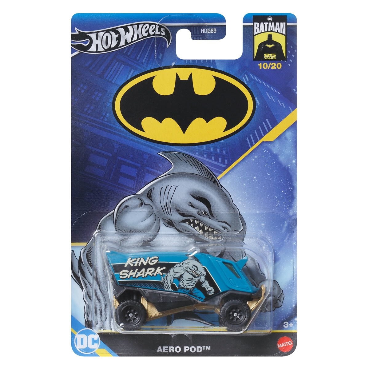 Hot Wheels Batman Die-Cast Car Collection, Classic TV Series and Arkham Knight, Limited Edition, 5-Pack HDG89-956K
