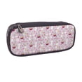thumbnail image 2 of Lsque Easter Rabbit Printed Big Capacity PU Leather Pencil Case Large Pencil Pouch Stationery Pen Bag Pencil Holder for Teen, 2 of 6