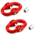 thumbnail image 1 of Coupling Link QWORK G80, acero aleado, 7100 libras, carga de trabajo, paquete de 2, 1 of 7