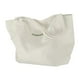 thumbnail image 1 of Bolso de lona con letras bordadas, bolso de hombro para niñas, gimnasio, playa, viajes Blanco, 1 of 9