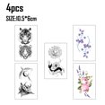 thumbnail image 2 of 20 piezas de tatuajes temporales para mujeres arte corporal brazo tatuaje pegatinas adultos tatuaje chica Sexy, 2 of 7