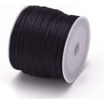 thumbnail image 2 of 32.8 Yards Nylon Cord 1mm Nylon String Satin Rattail Cord Bracelet String Knotting Cord Beading Thread for Jewelry Making Necklaces(Black) diy, 2 of 3