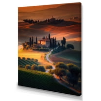 Designart Italian Casa Canvas Wall Art