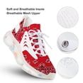thumbnail image 3 of Bandana - Red Art Walking Shoes for Men Woman Lightweight Tennis Fashion Elastic Sports Shoes Cushion Basketball Shoes, 3 of 7