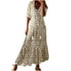 thumbnail image 1 of Vestido Corto de Verano de Moda con Cuello en V Vestido de Manga Corta Impreso, Vestido Casual Floral para Primavera Y Verano Diario, Fiesta Y Fecha, 1 of 8
