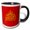 Black/White, variant on 3drose, Bismillah in the Name of God Arabic Opulent Calligraphy, 11oz Mug