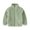 Light Green, variant on Husipze Sherpa Fleece Jacket for Kids Solid Stand Collar Full Zip Up Fuzzy Coat Cozy Warm Outerwear with Pockets for Fall Winter Light Green 1 Years