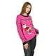 thumbnail image 5 of Sueter navideño divertido Roman Fashion /Juvenil, ABW030 (Fiusha) fucsia M, 5 of 6