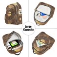 thumbnail image 5 of JIALIOU Mini Backpack Purse for Women Quilted Casual Daypack Small Travel Shoulder Bag, Abstract Wood Geometric, 5 of 7
