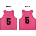 thumbnail image 2 of YOUI-GIFTS Set of 12 Numbered (1-12) Soccer Vests/Sport Pinnies/Training Bibs with Free Carry Bag, 2 of 7