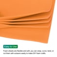 thumbnail image 3 of Uxcell EVA Foam Sheets Orange 35.4 Inch x 19.7 Inch 2mm Thick Crafts Foam EVA Sheets for Arts and Crafts 5Pcs, 3 of 6