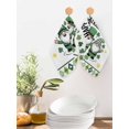 thumbnail image 2 of St. Patrick's Day Kitchen Dish Towels for Drying Dishes Set of 3, Green Shamrock Gnomes Gold Coin Spring Waffle Weave Microfiber Hand Tea Bathroom Towels Quick Dry & Absorbent Towel 12x12, 2 of 7