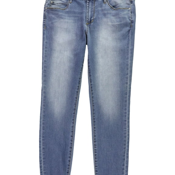 Articles of Society Womens Frayed Hem Cropped Jeans, Blue, 24