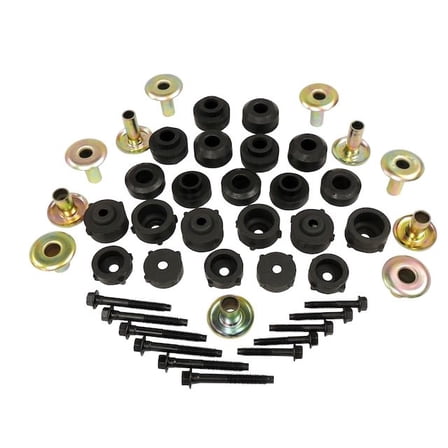 Body Mount Set - Compatible with 1997 - 2006 Jeep Wrangler 1998 1999 2000 2001 2002 2003 2004 2005