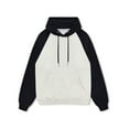 thumbnail image 6 of ZRGHAOYLQ Mens Fleece Lined Hoodies Pullover Big & Tall S-3XL Plus Size Sweatshirts Color Block Hoodies Trendy Thermal Warm Long Sleeve Basic Shirts Tops with Pockets White S, 6 of 6