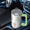 thumbnail image 5 of Xmas Gifts 30oz Stainless Steel Coffee Tumbler with Handle and Straw, Winter Holiday Mug Cup, Leak Proof Insulated Travel Cup for Adults, 5 of 5