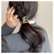 thumbnail image 4 of hebillas de cola de caballo doradas para mujer, puños de metal para el cabello, clip decorativo de metal para cola de caballo alta, puño de cola de caballo de metal dorado para vestir (estilo 5), 4 of 6