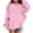 Pink, variant on WOYY Toddler Girls Preppy Palm Hoodie Loose Soft Hooded Sweatshirt Casual Pullover