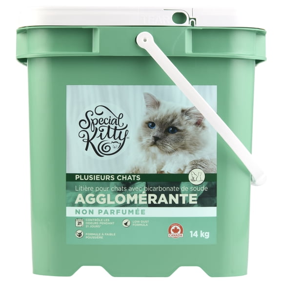 Special Kitty Clumping Unscented Cat litter 14kg Pail