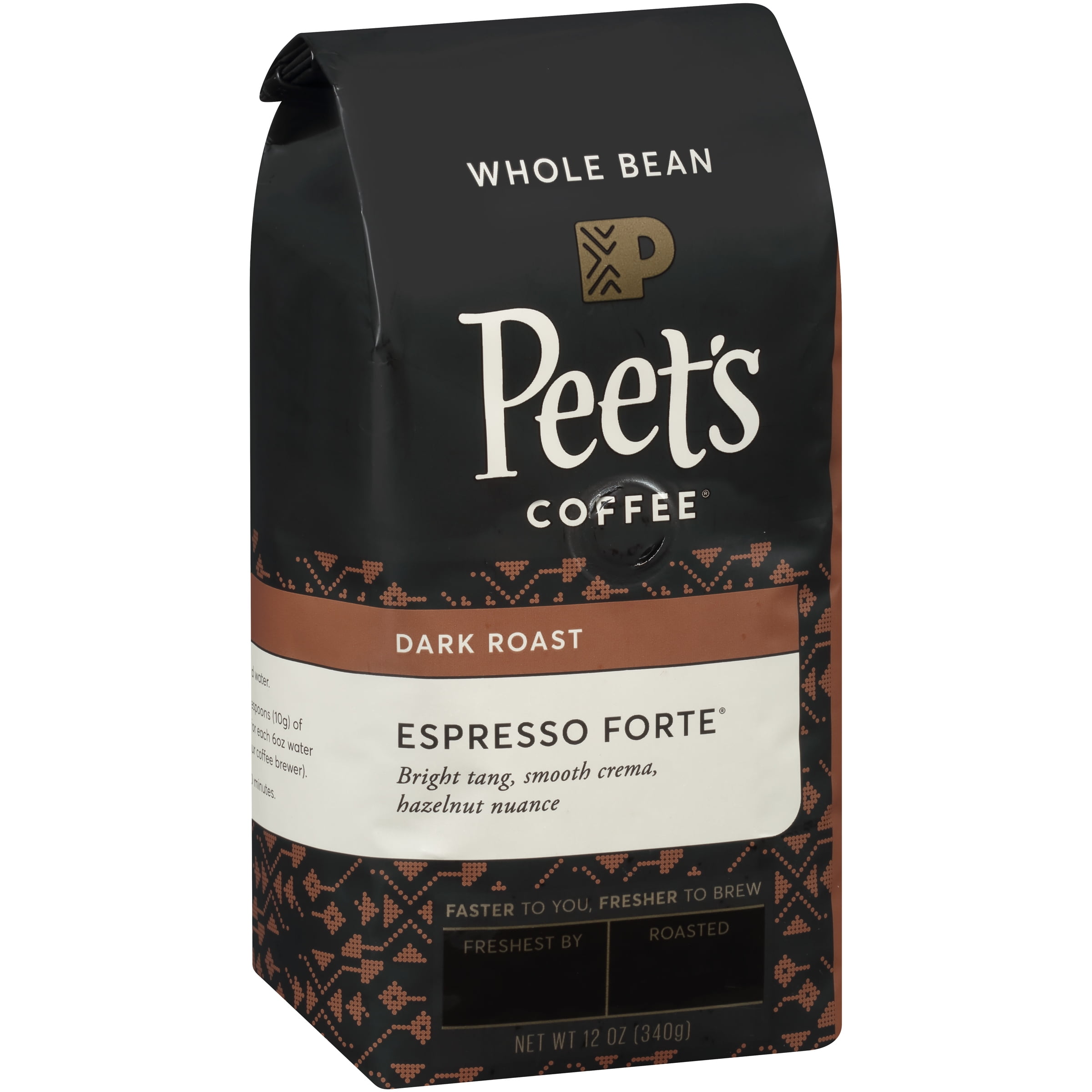 Peet's CoffeeÂ® Espresso Forte Dark Roast Whole Bean Coffee 12 oz. Bag