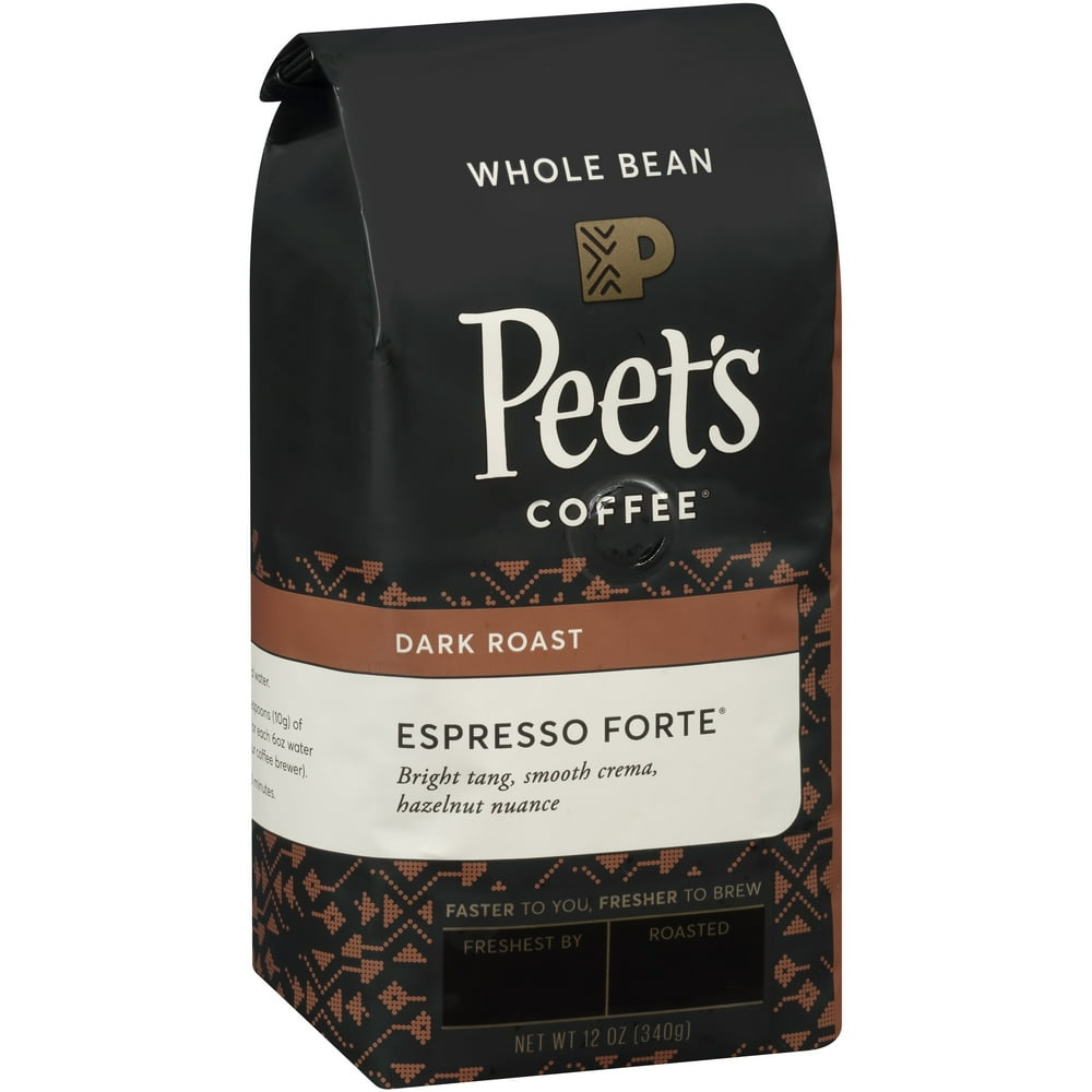 Peet's CoffeeÂ® Espresso Forte Dark Roast Whole Bean Coffee 12 oz. Bag