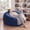 Blue, variant on Melocadol 3.5FT Bean Bag Chair, Soft Plush Lazy Sofa for Indoor Bedroom Living Room, Light Gray