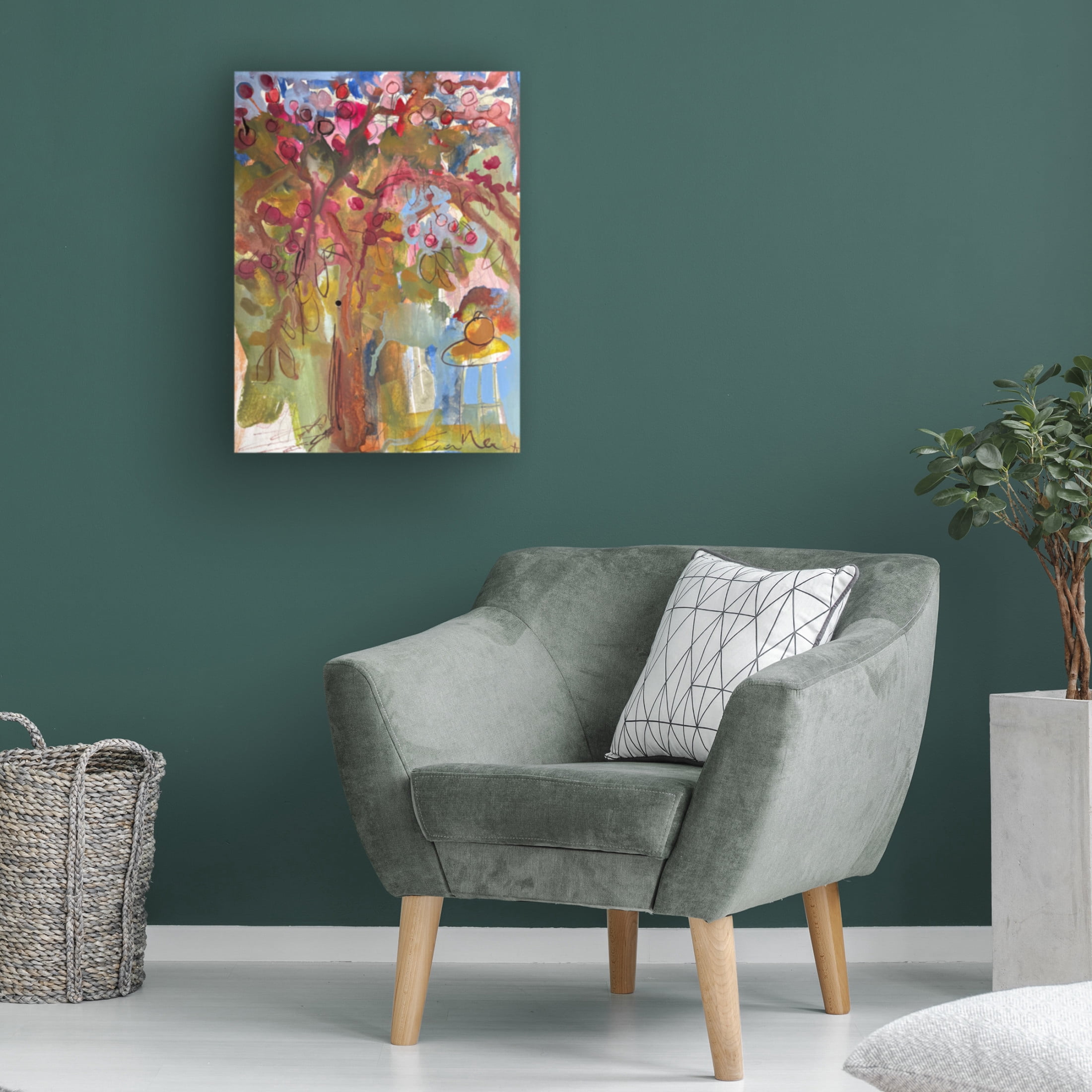 Trademark Fine Art Erin McGee Ferrell  Under the Apple Tree II Canvas Wall Art
