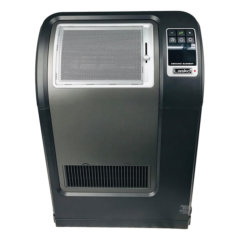 Pre-Owned Lasko Digital Ceramic Portable Heater with Remote Silver/Black  Space Saving Design u0026 Large digital readout CC248432NRB (Certified)  (Refurbished) - Walmart.com