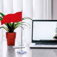 thumbnail image 4 of HONMEET Practical Desktop Flagpole Stand with Stable Metal Base for Home and Office Display, 4 of 7