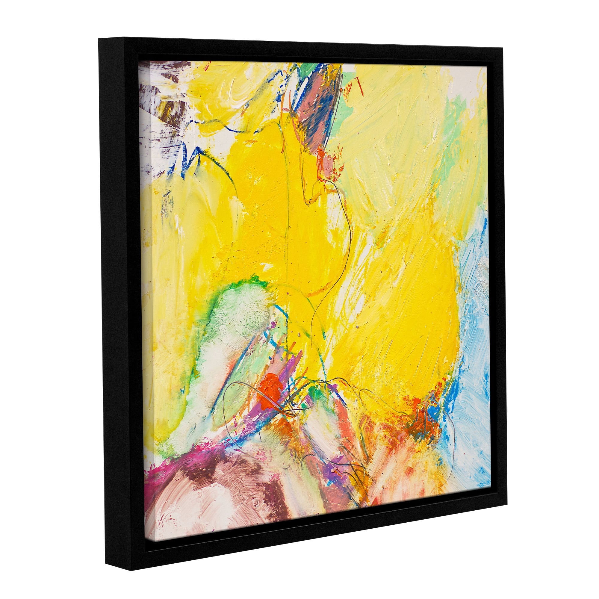 ArtWall Allan Friedlander "Crystal" Gallery-Wrapped Floater-Framed Canvas