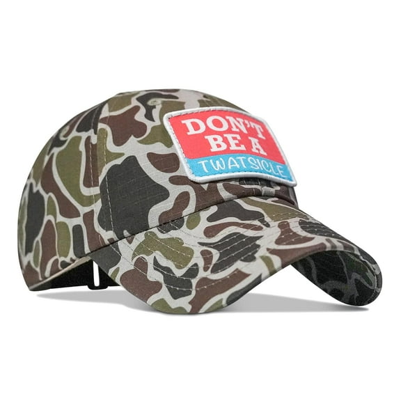 Don't Be A Twatsicle Patch Low Pro Ripstop Hat Duck Camo