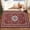 Red, variant on Bleum Cade Vintage Washable 8'x10' Area Rugs for Living Room,Dark Gray Farmhouse Carpet for Bedroom,Low Pile Soft Large Rug with Rubber Backing for Dining Room Kitchen Home Decor