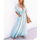 thumbnail image 1 of Sexy Bikini Cover-ups Túnica blanca larga Casual Summer Beach Dress Ropa de mujer elegante Ropa de playa Traje de baño Cover Up Q1208 esquí esquí Gafas de esquí, 1 of 1